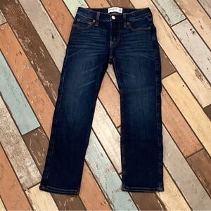 abercrombie kids Dark Blue Straight Leg Jeans